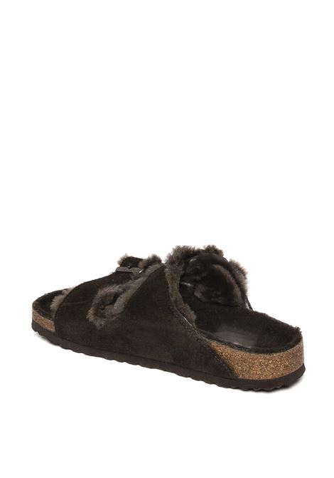 arizona shearling sandal mocca BIRKENSTOCK | ARIZONA1020528-MOCCA